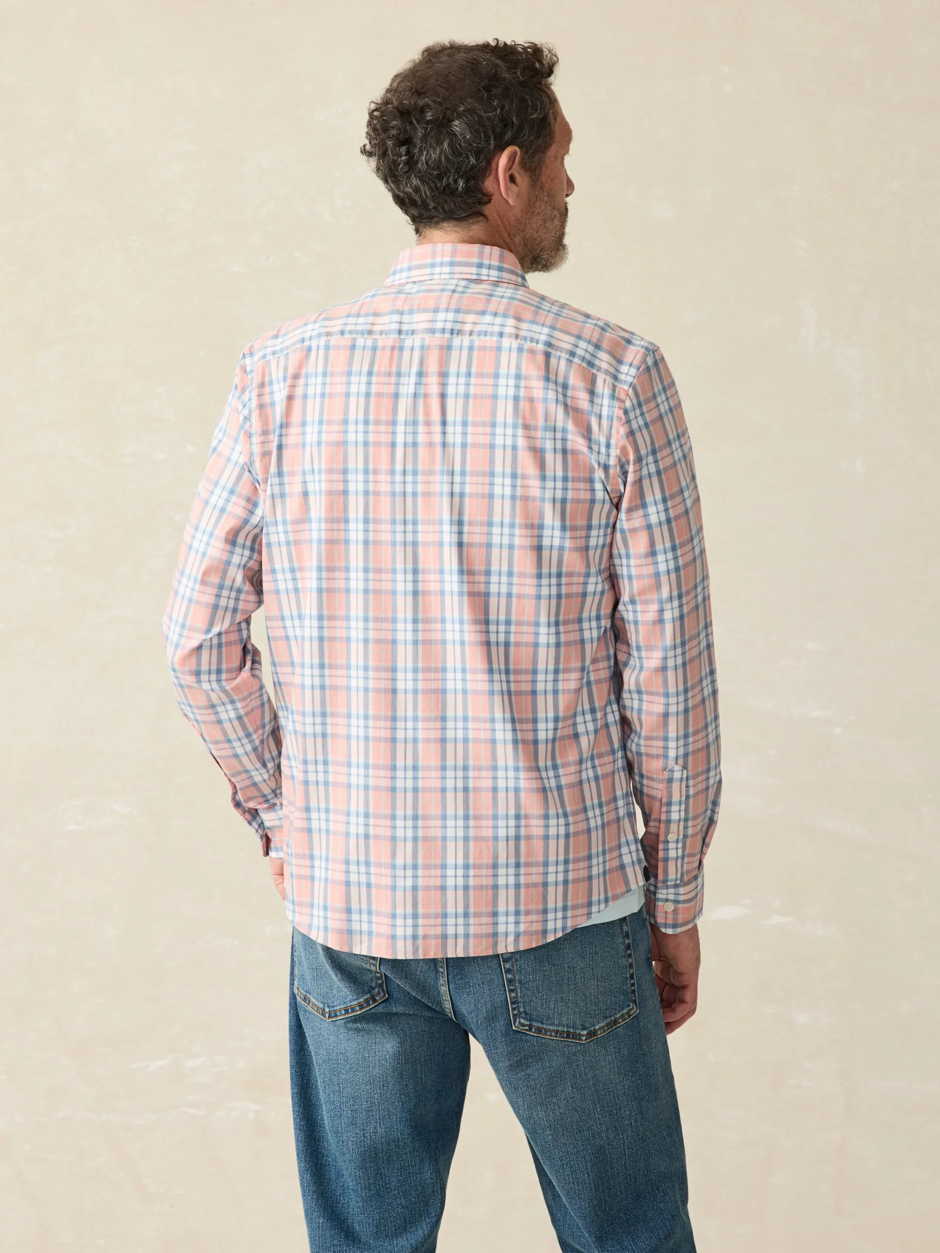 Shirts^Faherty Brand Movement™ Shirt (Tall) - Ocean Coral Plaid