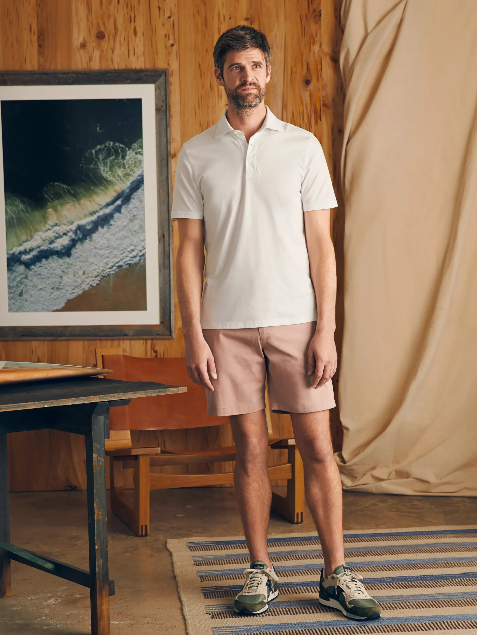 Polo Shirts^Faherty Brand Movement™ Short-Sleeve Pique Polo Shirt - Pure White