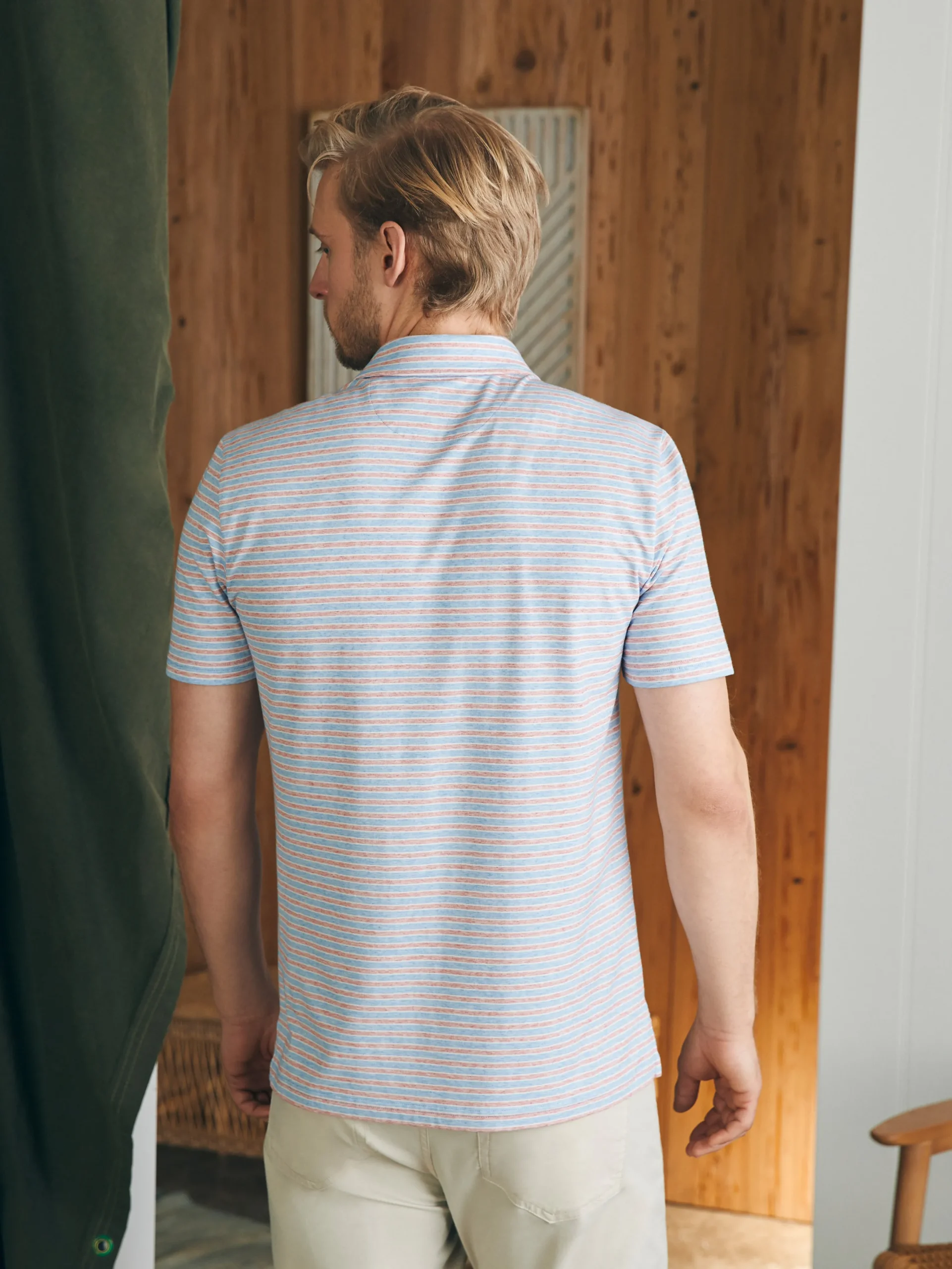 Polo Shirts^Faherty Brand Movement™ Short-Sleeve Polo Shirt - Horizon Line Stripe