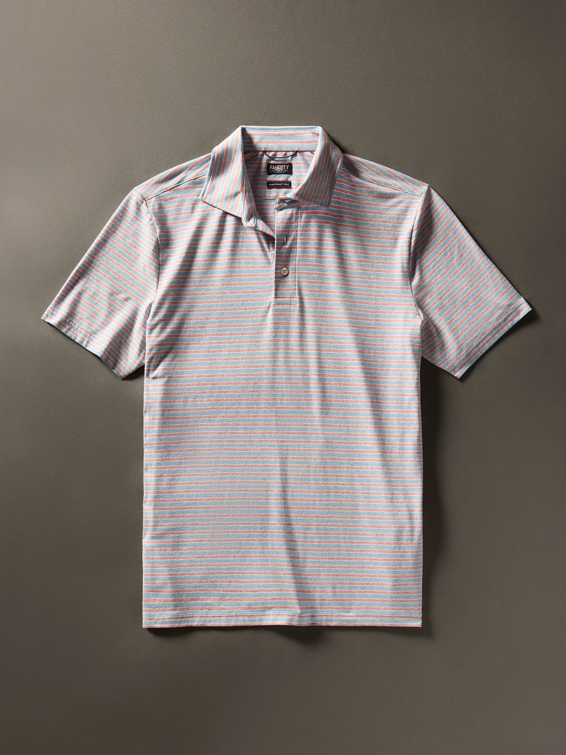 Polo Shirts^Faherty Brand Movement™ Short-Sleeve Polo Shirt - Horizon Line Stripe