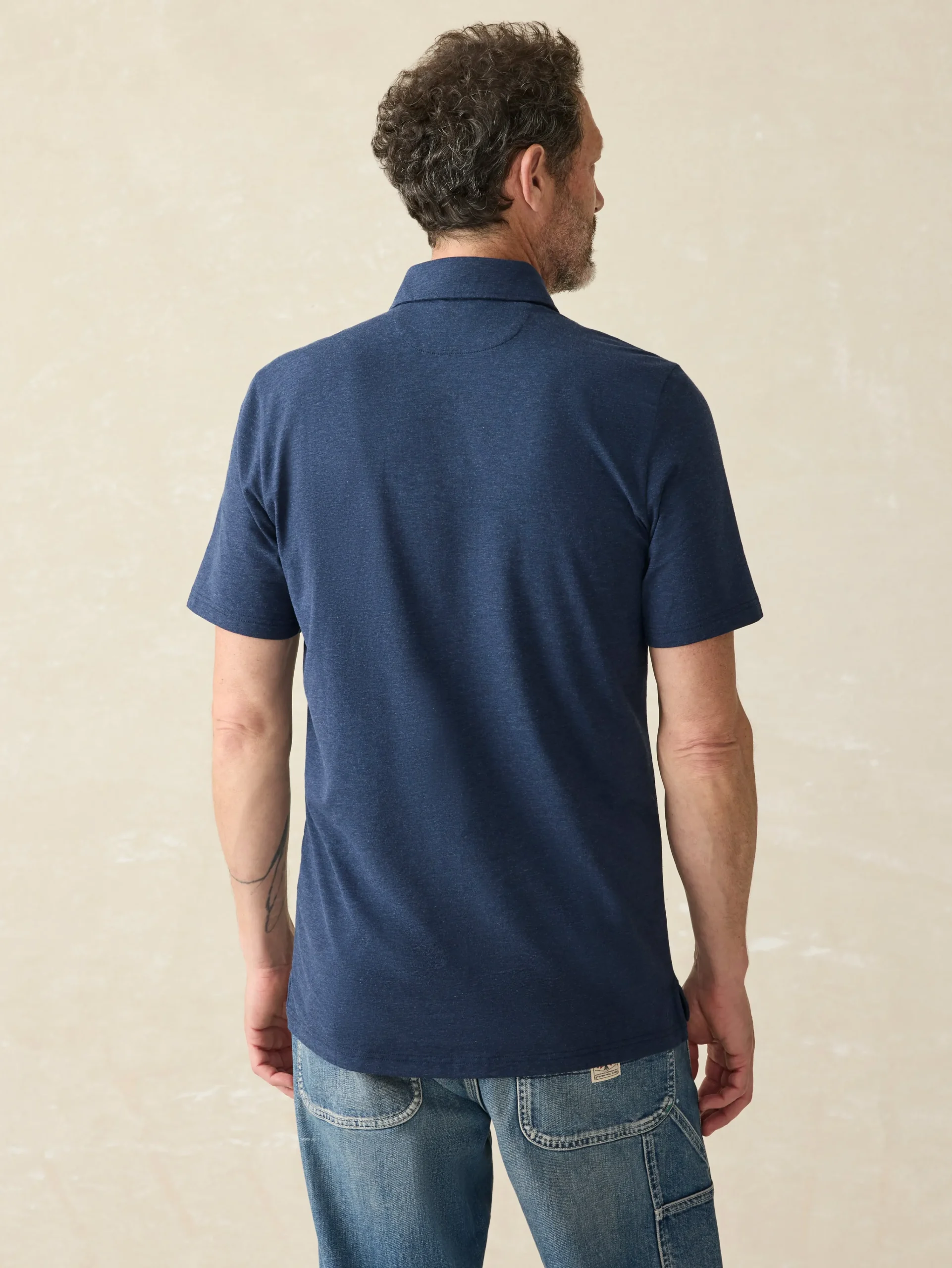 Polo Shirts^Faherty Brand Movement™ Short-Sleeve Polo Shirt (Tall) - Great Falls Heather
