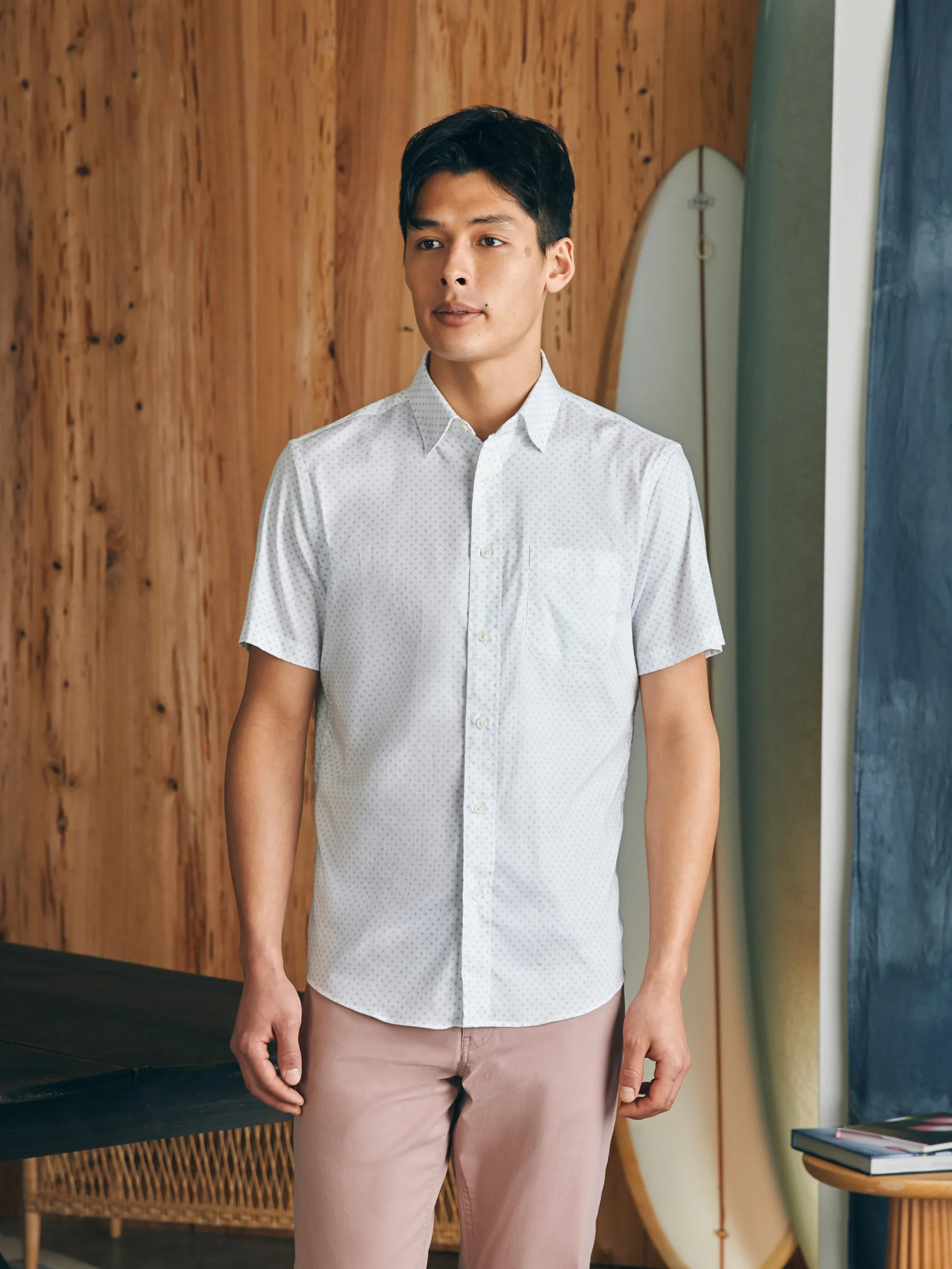 Shirts^Faherty Brand Movement™ Short-Sleeve Shirt (Tall) - Mist Sunburst