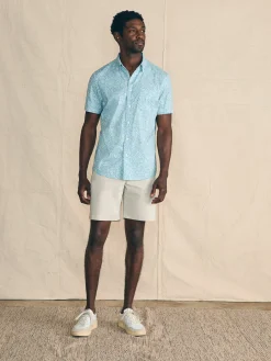 Shirts^Faherty Brand Movement™ Short-Sleeve Shirt - Blue Wave Botanic