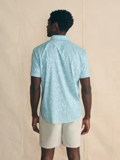 Shirts^Faherty Brand Movement™ Short-Sleeve Shirt - Blue Wave Botanic
