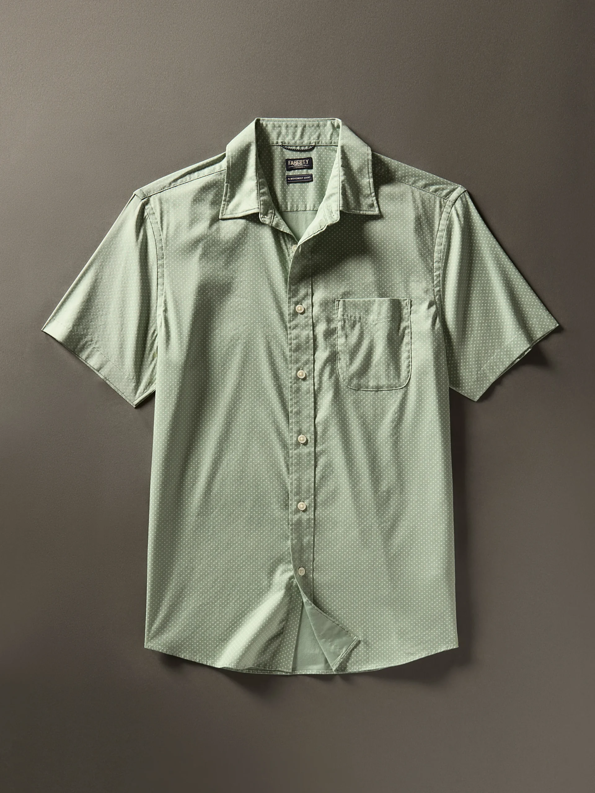 Shirts^Faherty Brand Movement™ Short-Sleeve Shirt - Sage Meridian Print