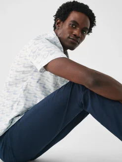 Shirts^Faherty Brand Movement™ Short-Sleeve Shirt - Ivory Endless Peaks