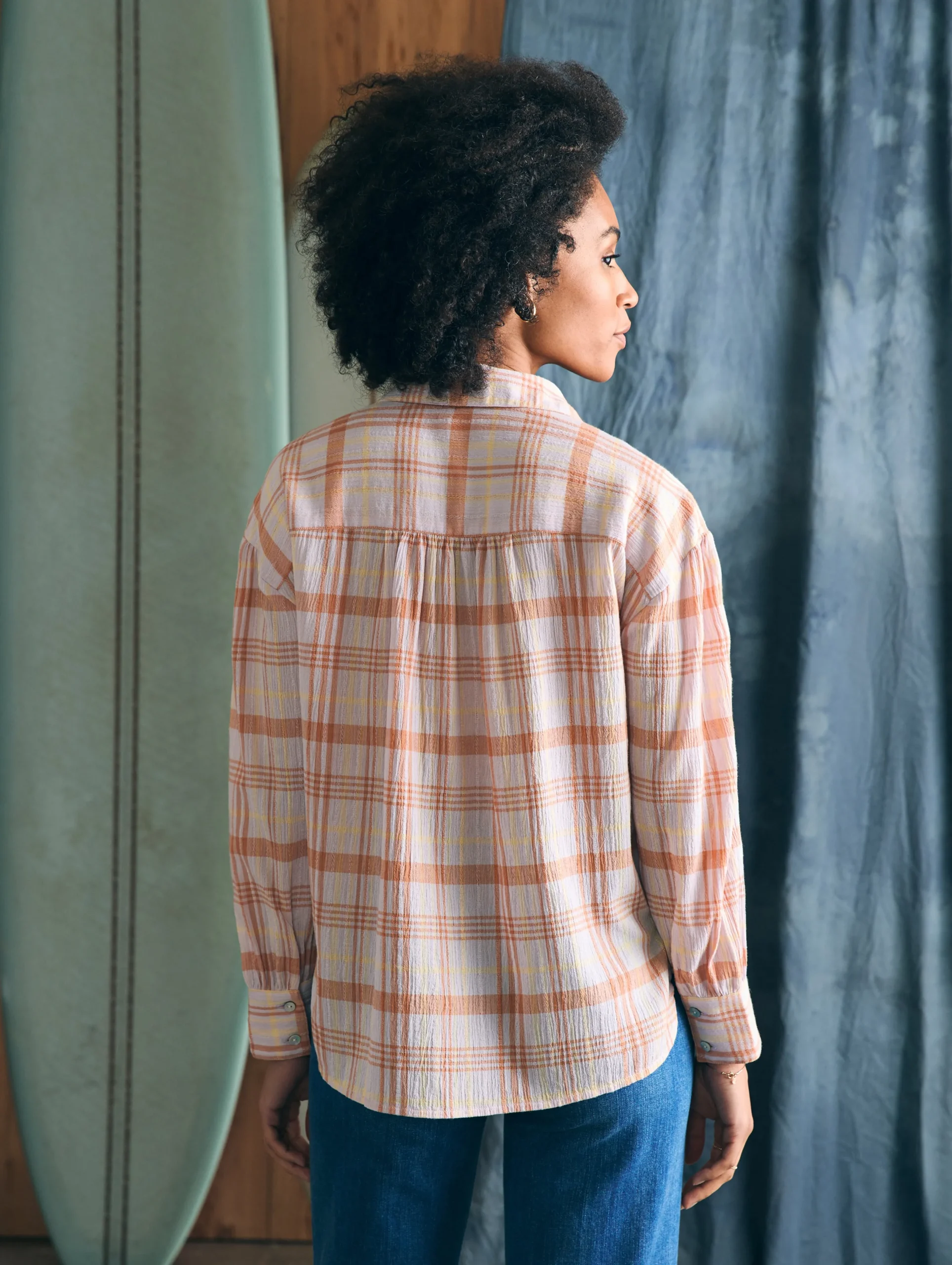 Shirts & Tops^Faherty Brand Olli Top - Aroma Plaid