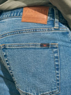 Pants^Faherty Brand Organic Cotton Slim Straight Denim (32
