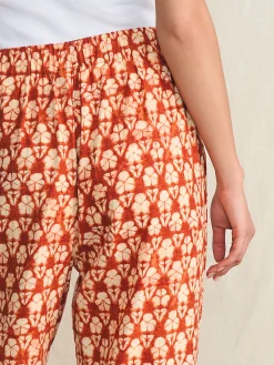 Pants^Faherty Brand Pacific Beach Linen Pant - Spiced Shibori Print