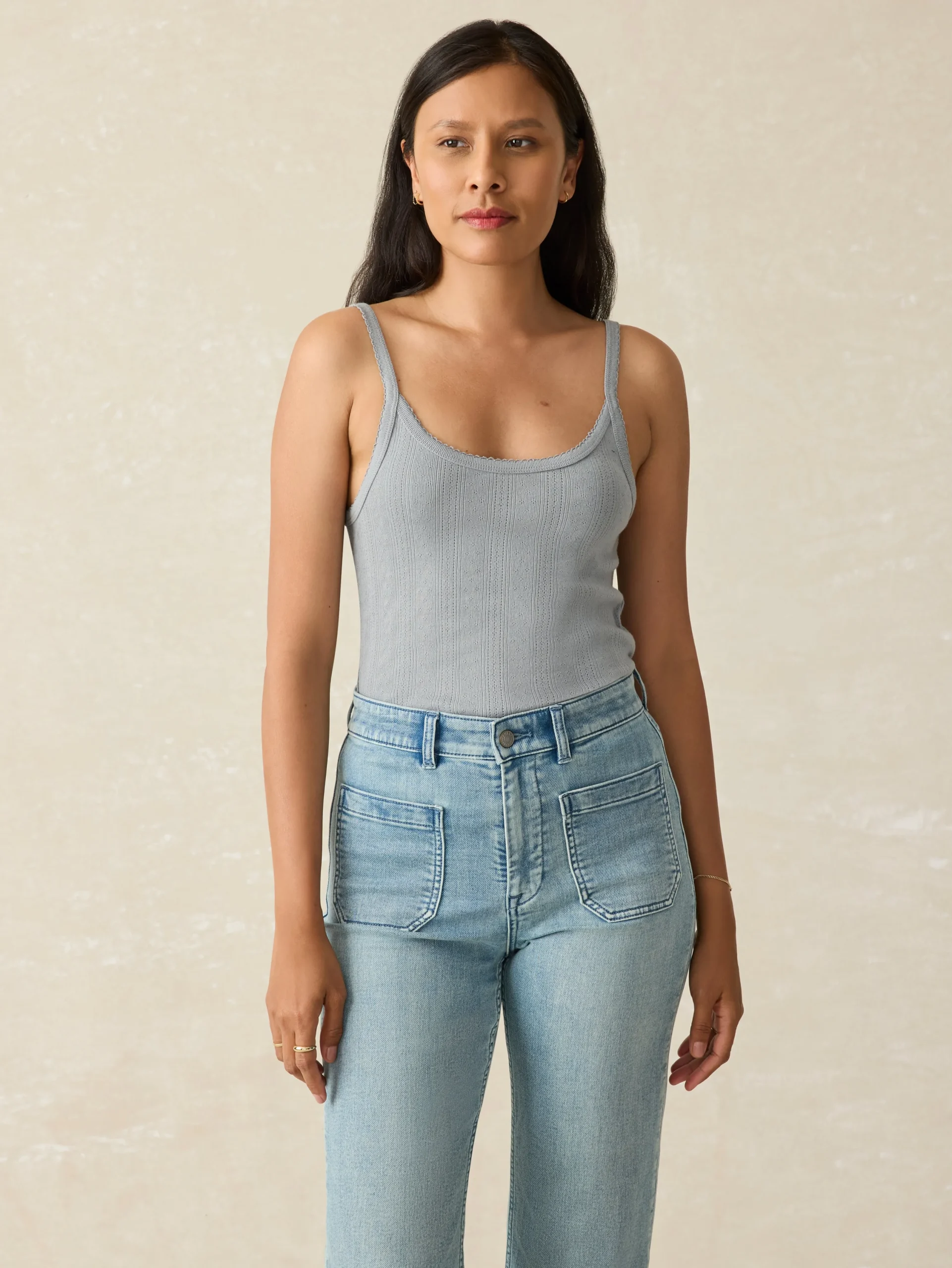 T-Shirts^Faherty Brand Pacific Pointelle Tank - Tradewinds