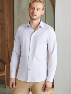 Shirts^Faherty Brand Reserve Knit Shirt - Soft Lavender Melange