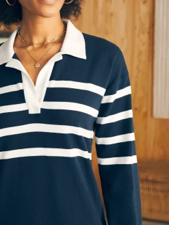Dresses^Faherty Brand Rugby Jersey Dress - Cape May Stripe
