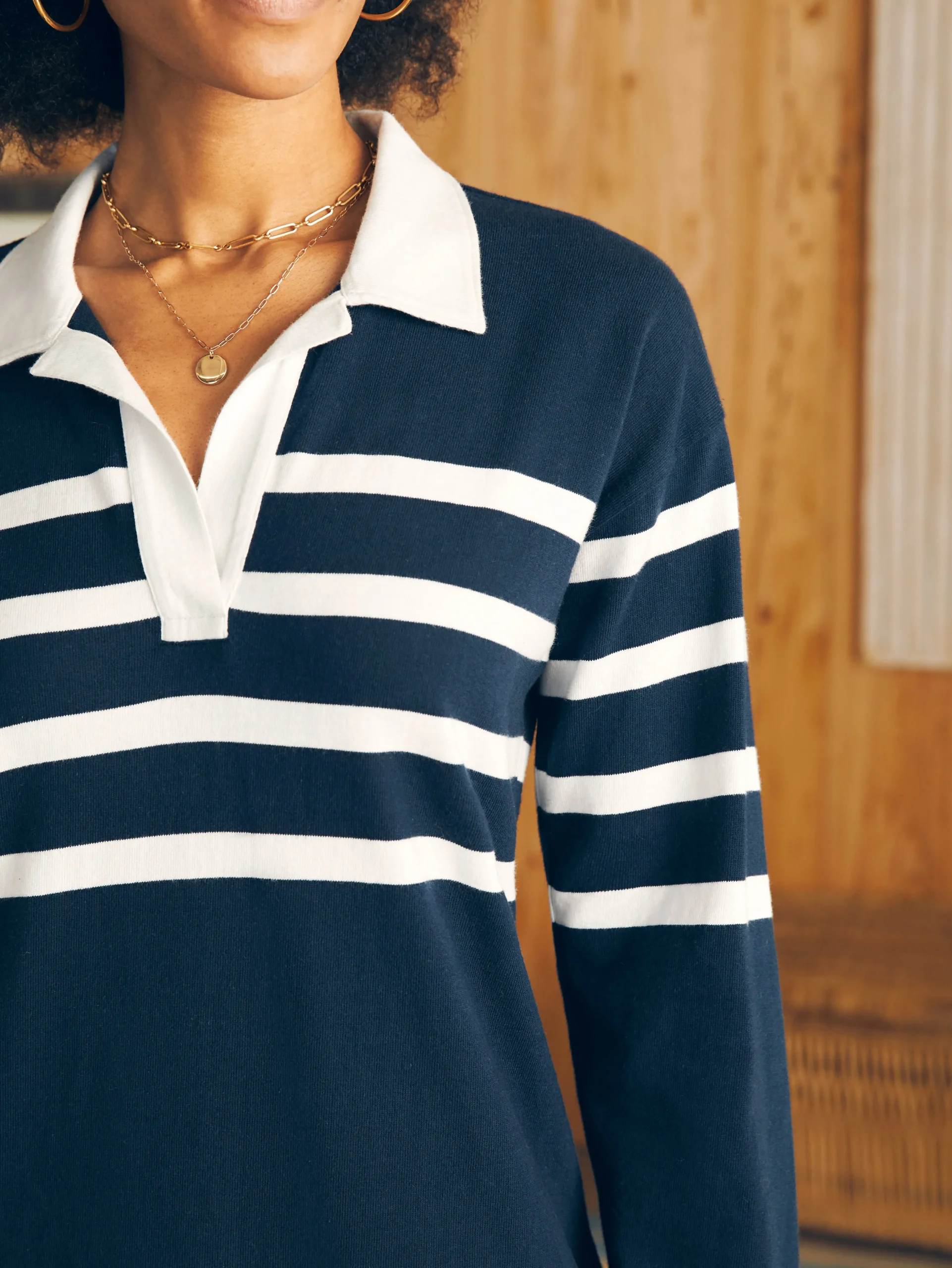 Dresses^Faherty Brand Rugby Jersey Dress - Cape May Stripe