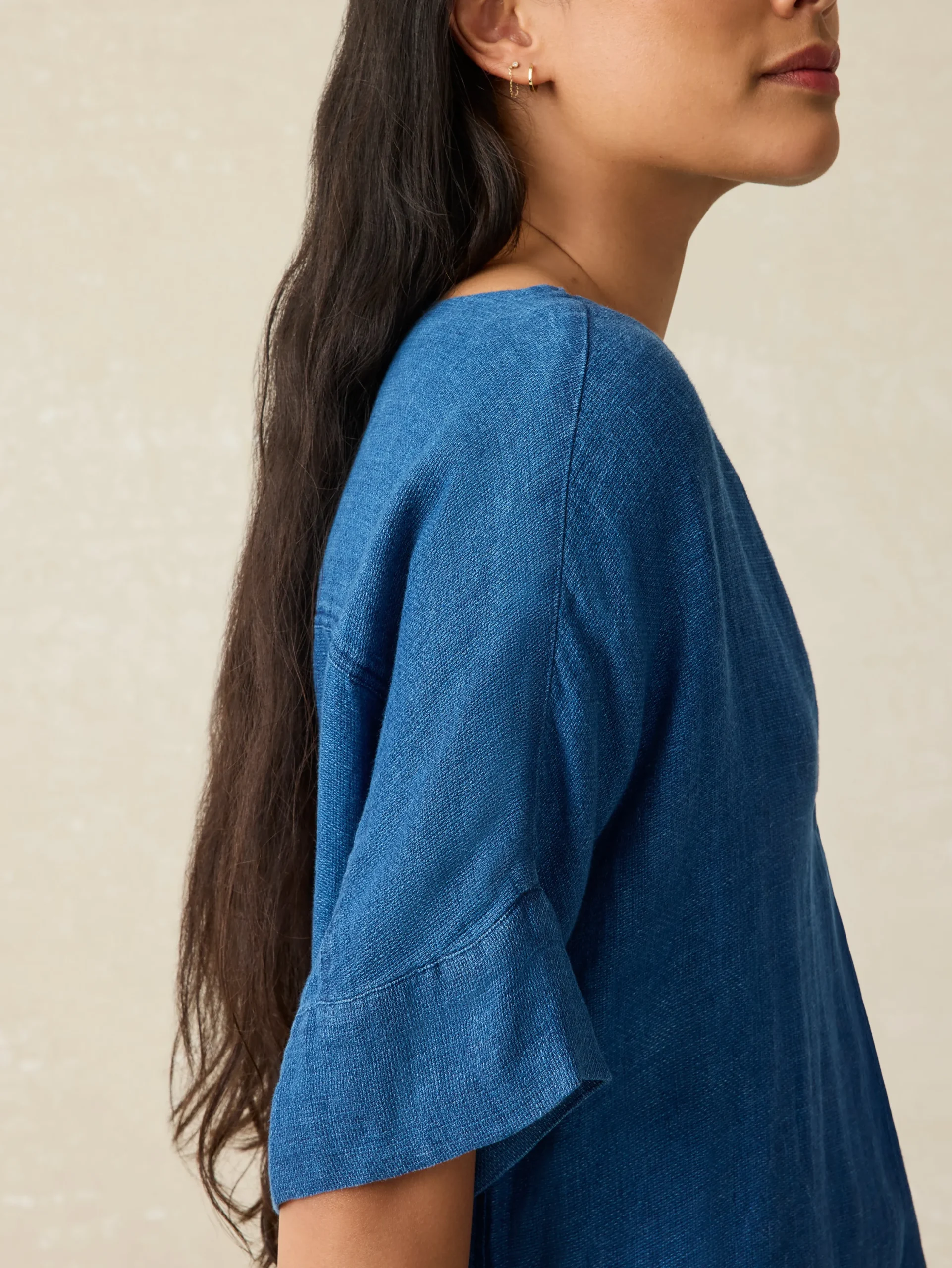 Dresses|Swim^Faherty Brand Sanibel Basketweave Dress - Indigo