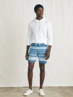 Swim^Faherty Brand Shorelite Active Swim Short (7" Inseam) - Icy Waters Ombre