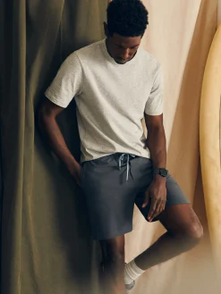 Shorts|Swim^Faherty Brand Shorelite Active Swim Short (7" Inseam) - Cowry Grey
