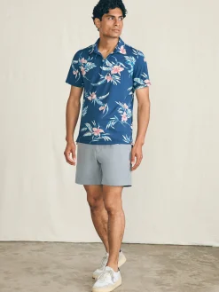 Polo Shirts^Faherty Brand Shorelite Short-Sleeve Tech Polo - Navy Island Orchid