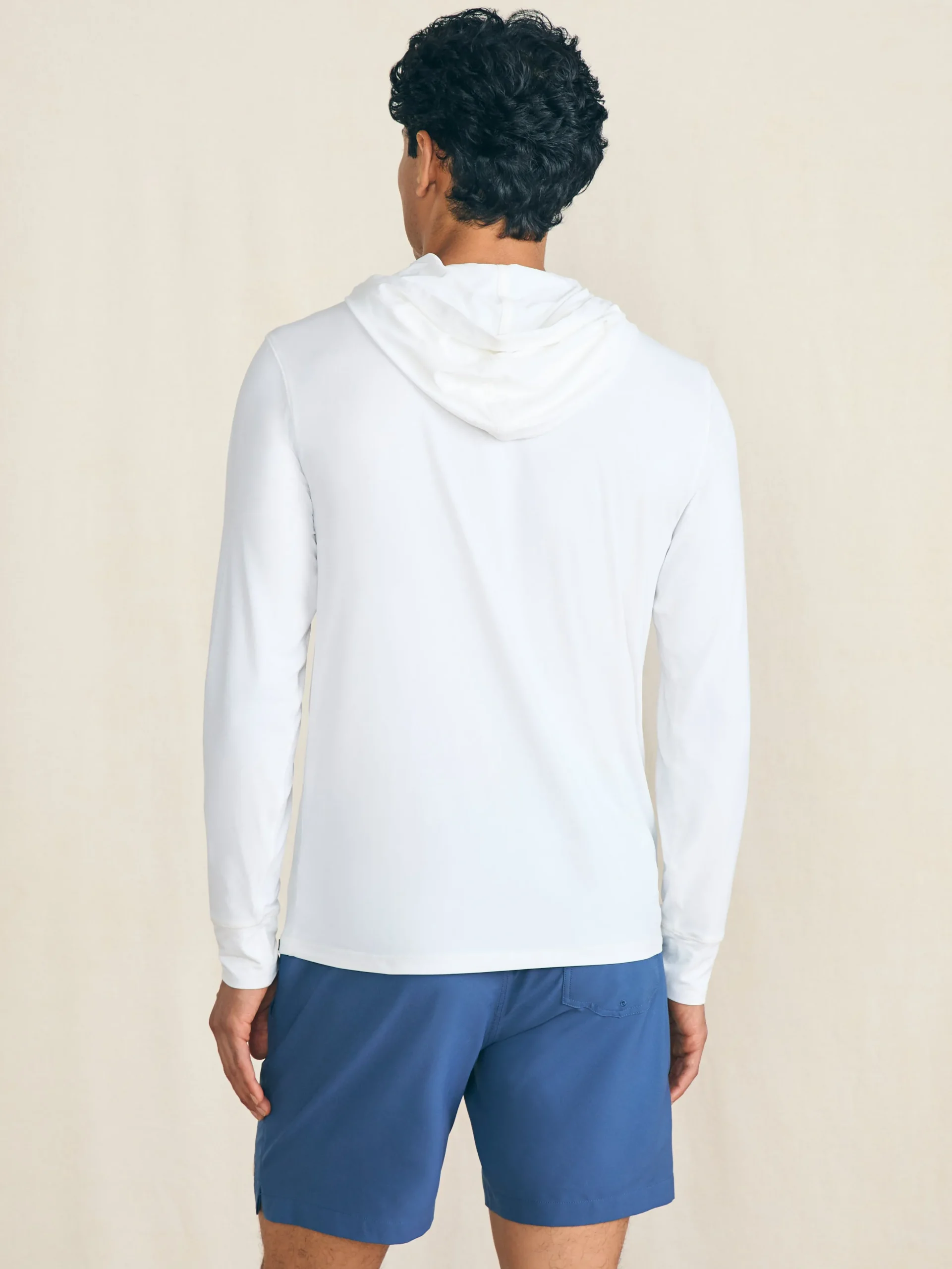 Hoodies & Sweatshirts^Faherty Brand Shorelite UPF Hoodie - White Surf Stripe