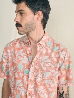 Shirts^Faherty Brand Short-Sleeve Breeze Shirt - Ginger Floral