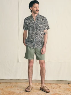 Shirts^Faherty Brand Short-Sleeve Breeze Shirt - Black Kaula