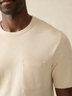 T-Shirts & Henleys^Faherty Brand Short-Sleeve Hemp Blend Tee - Dusty Ivory