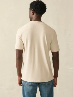 T-Shirts & Henleys^Faherty Brand Short-Sleeve Hemp Blend Tee - Dusty Ivory