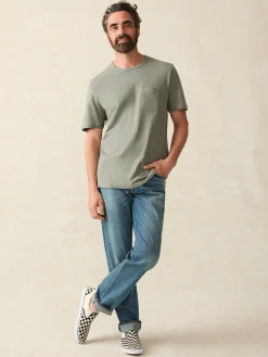 T-Shirts & Henleys^Faherty Brand Short-Sleeve Hemp Blend Tee - Olive Dusk