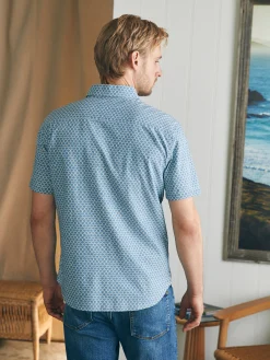 Shirts^Faherty Brand Short-Sleeve Stretch Playa Shirt - Fishscale Redux