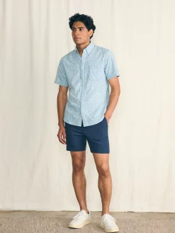 Shirts^Faherty Brand Short-Sleeve Stretch Playa Shirt - South Pacific Geo