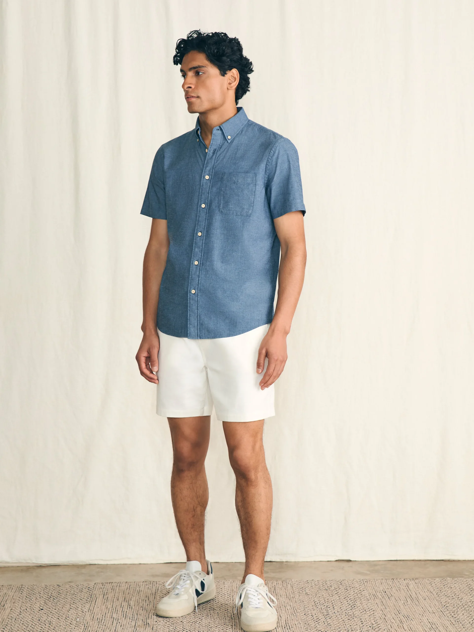 Shirts^Faherty Brand Short-Sleeve Stretch Playa Shirt - Weathered Blue