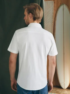Shirts^Faherty Brand Short-Sleeve Sunwashed Knit Shirt (Single Pocket) (Tall) - White