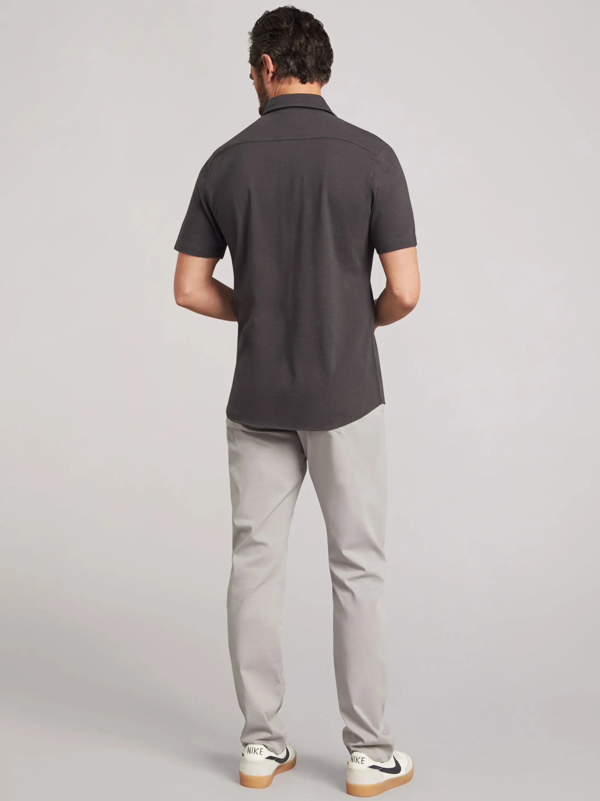 Shirts^Faherty Brand Short-Sleeve Sunwashed Knit Shirt - Washed Black