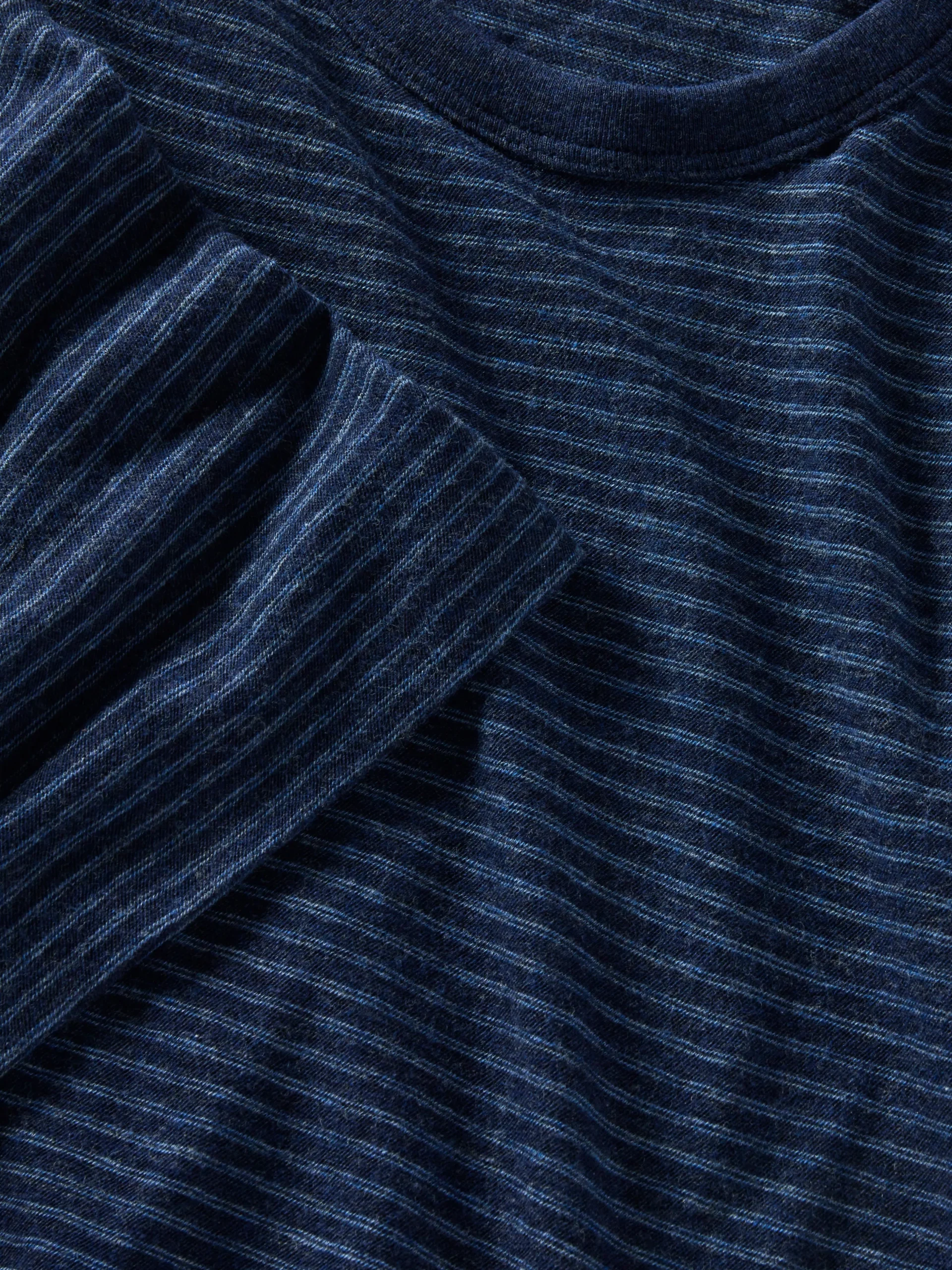 T-Shirts & Henleys^Faherty Brand Short-Sleeve Vintage Chambray Tee - Navy Cove Stripe