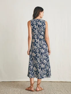 Dresses^Faherty Brand Siena Midi Dress - Navy Canopy Floral