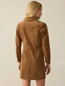 Dresses^Faherty Brand Softstretch Cord Michelle Dress - Cord Brown