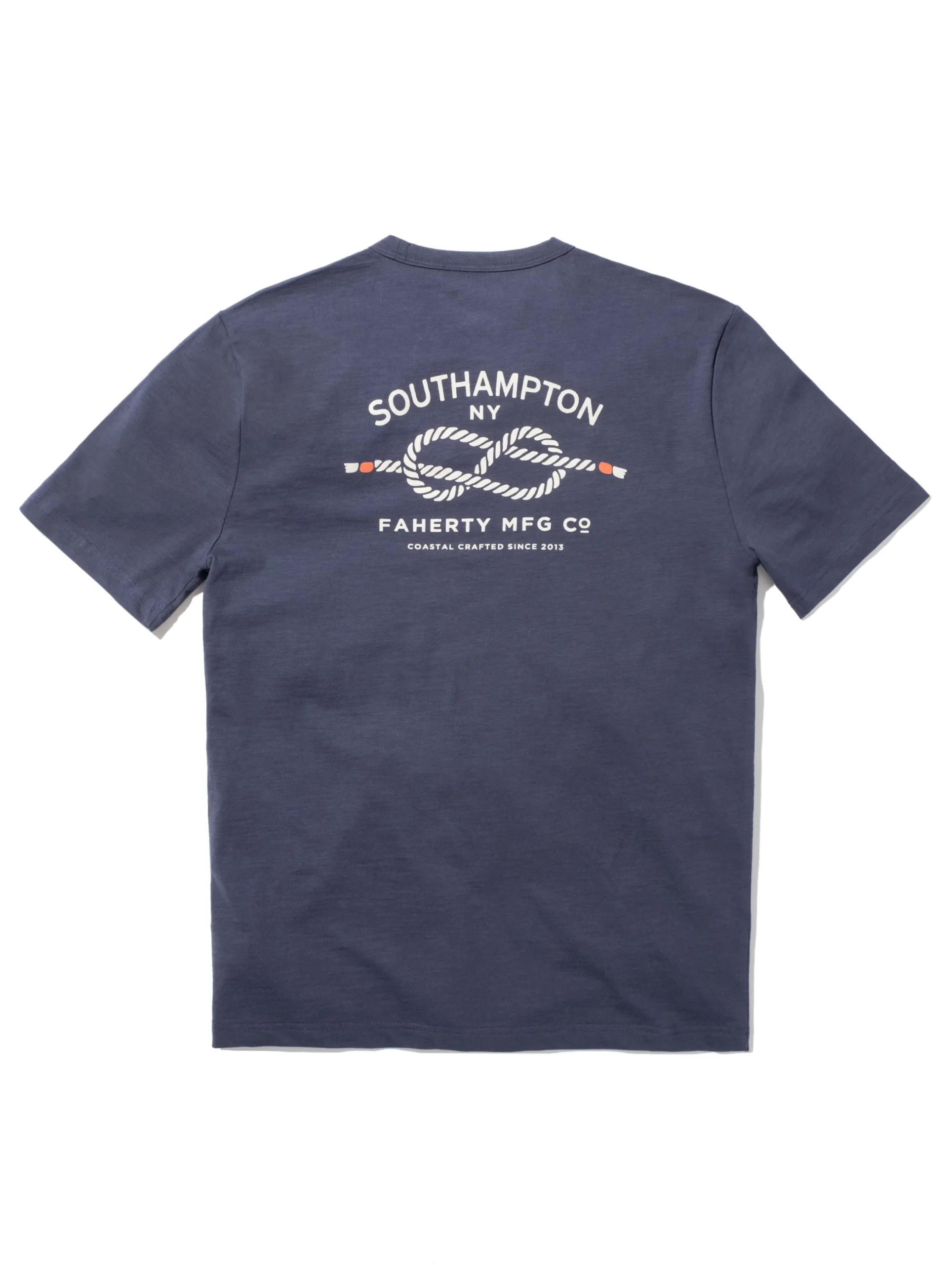 T-Shirts & Henleys^Faherty Brand Southampton Short-Sleeve Crew T-Shirt - Dune Navy