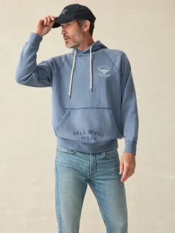 Hoodies & Sweatshirts^Faherty Brand Steven Paul Judd Fleece Hoodie - Mautan Blue
