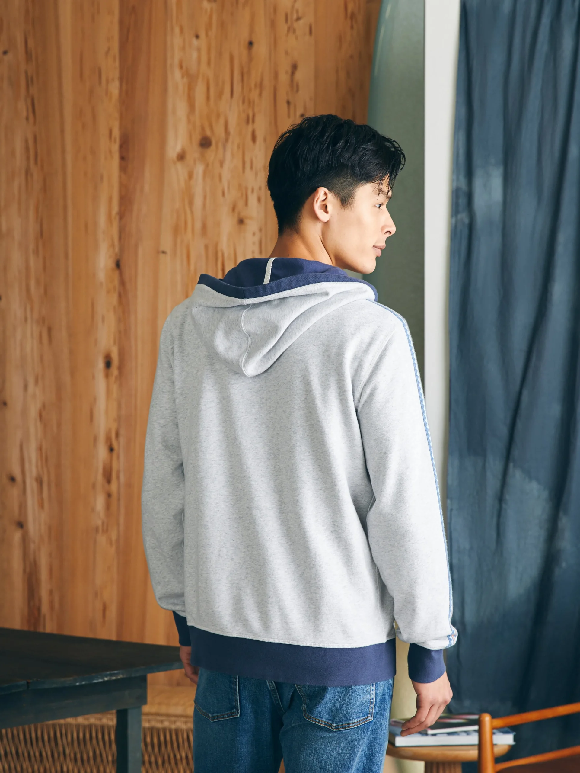 Hoodies & Sweatshirts^Faherty Brand Steven Paul Judd Good Medicine Surf Hoodie - Light Grey Heather