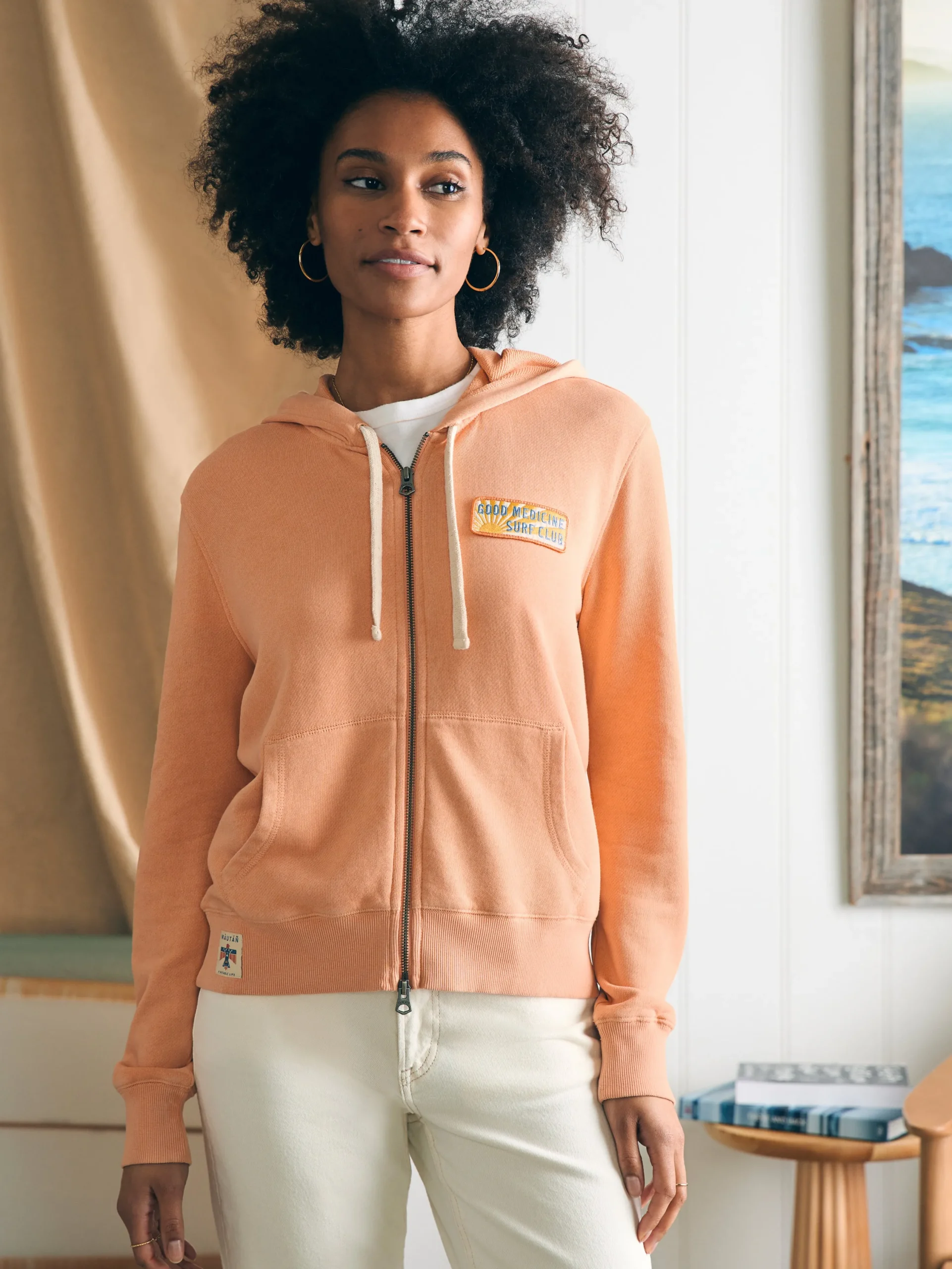 Hoodies & Sweatshirts^Faherty Brand Steven Paul Judd Good Medicine Hoodie - Orange