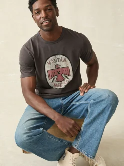 T-Shirts & Henleys^Faherty Brand Steven Paul Judd Sunwashed Tee - Washed Black