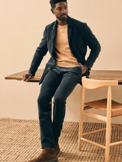 Blazers^Faherty Brand Stretch Corduroy Blazer - Midnight