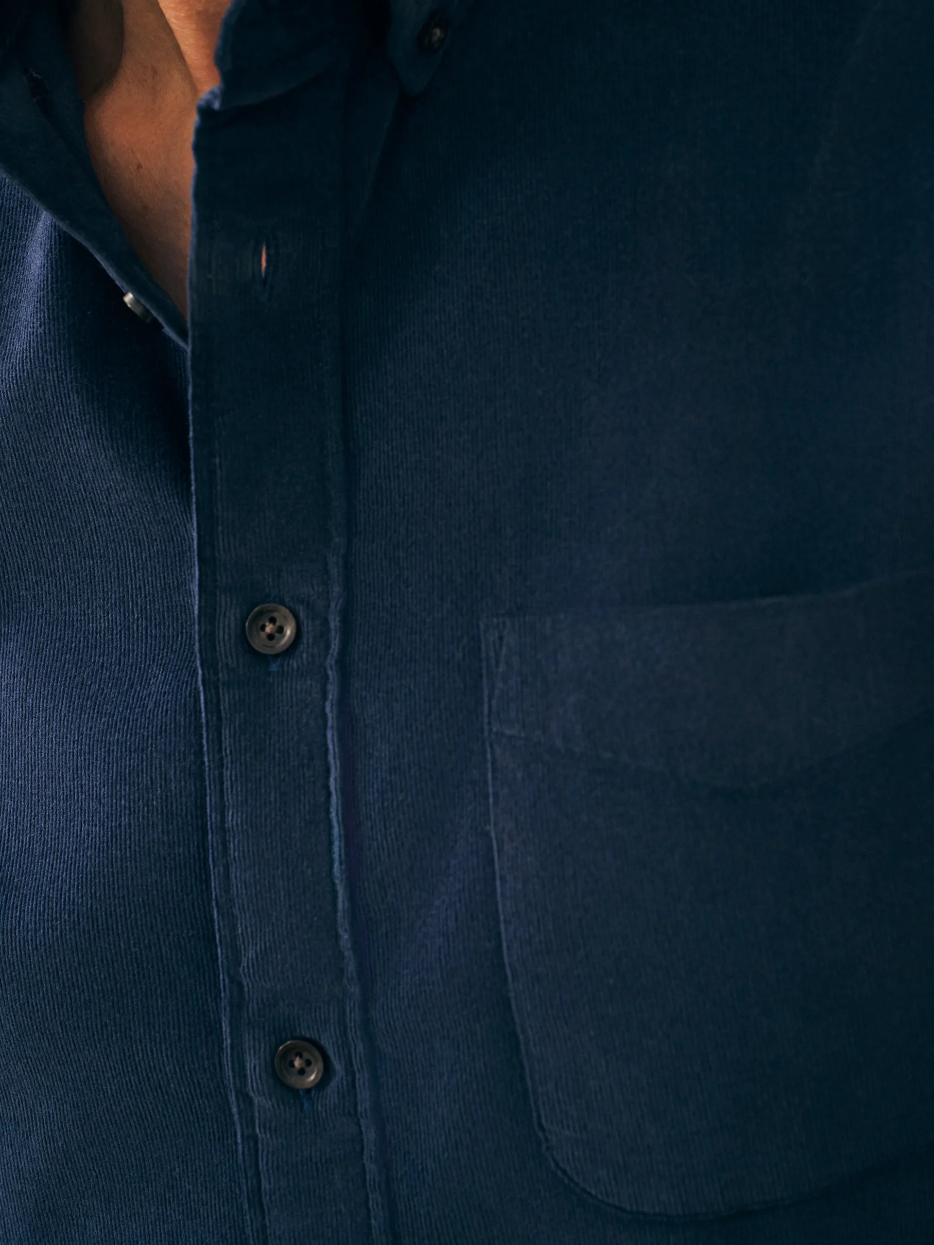 Shirts^Faherty Brand Stretch Corduroy Shirt - Blue Nights