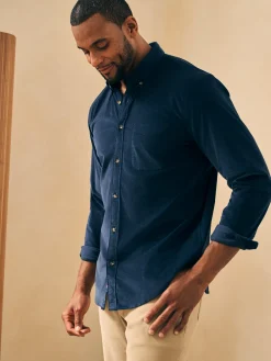 Shirts^Faherty Brand Stretch Corduroy Shirt - Blue Nights