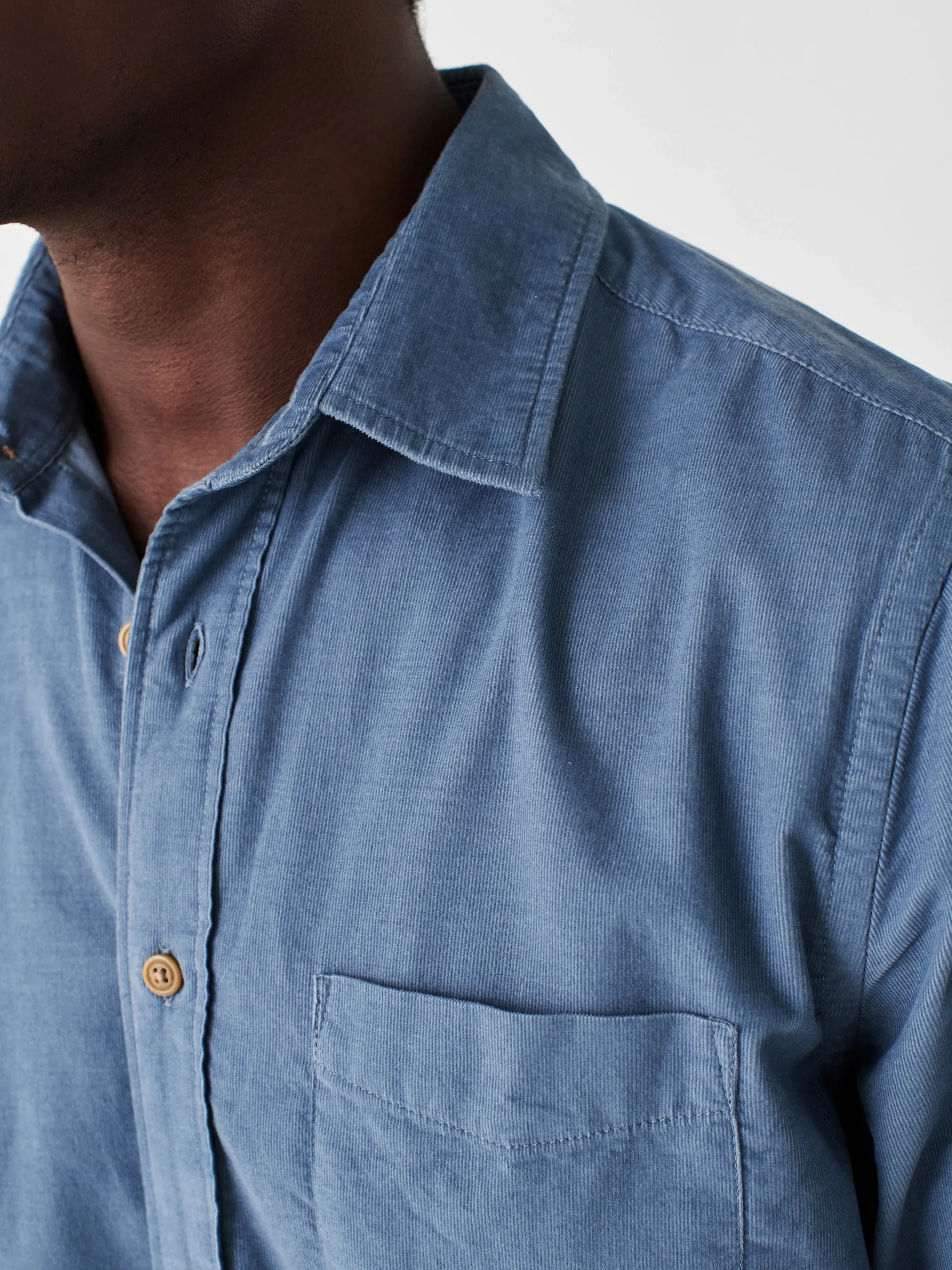 Shirts^Faherty Brand Stretch Corduroy Shirt - Deep Marine