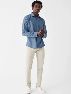 Shirts^Faherty Brand Stretch Corduroy Shirt - Deep Marine