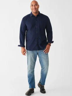 Shirts^Faherty Brand Stretch Corduroy Shirt - Navy