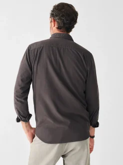 Shirts^Faherty Brand Stretch Corduroy Shirt - Washed Black