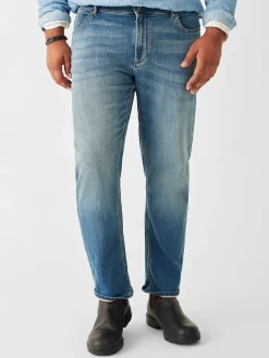 Pants^Faherty Brand Stretch Terry Indigo 5-Pocket Pant (32