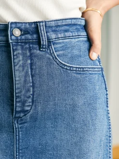 Shorts & Skirts^Faherty Brand Stretch Terry Midi Skirt - Riverton Wash