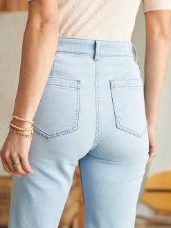 Pants|Jeans^Faherty Brand Stretch Terry Patch Pocket Pant - Clearlake Wash